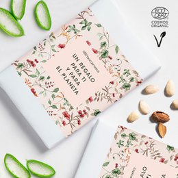 Økologisk hydratiseringspakke. Badeværelse gel + body lotion 500 ml