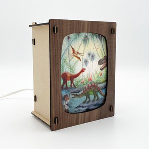 Postcardlamp Basic | Walnut