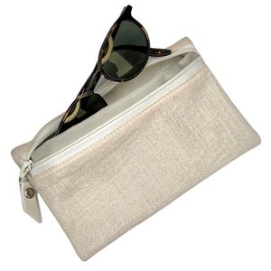 Glasses case, “Scintillant” ecru