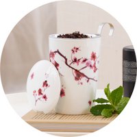 porcelain mug TEAEVE® "Cherry Blossom"
