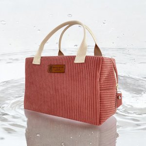 Ice Cube S isotherme tas, "Ribbed Velvet" roze