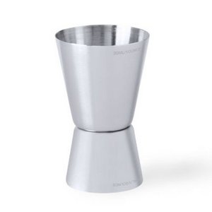 Dubbele roestvrijstalen vloeistofmeter 3cl+1,5cl (30 ml/15 ml) kopie