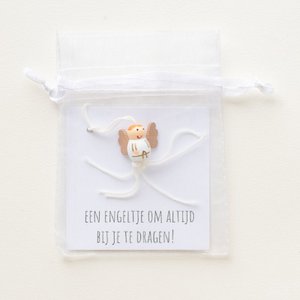 Card in angel bag