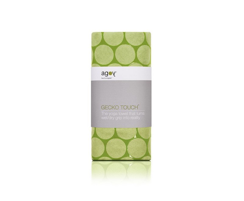 Gecko Touch Yoga håndklæde - Matcha Green