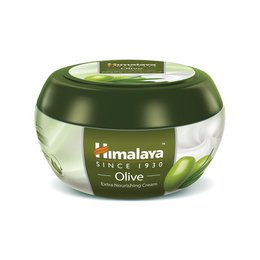  Himalaya olive nourishing cream, green jar, moisturizing skincare, natural ingredients, 150ml container