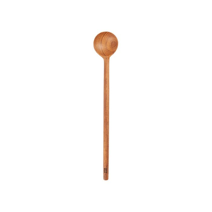 De Teak Root Platte Doseerlepel