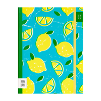 Pepa Lani notebook A5 SpringFlower & Fruity Retro lemon