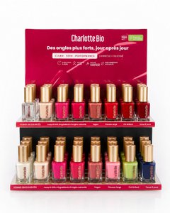 Biosourced Care Nail Polish Display - 12 Shades