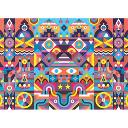 Symmetri Jigsaw Puzzle (1000 brikker)
