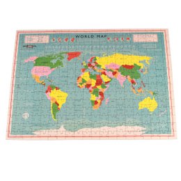 Puzzle w tubie (300 szt.) - Mapa Świata