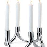 Bow 2 pcs candle holder