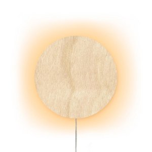 Interstellar wall lamp - Wood natural