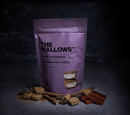 Dunkles Lakritz – Gourmet-Marshmallows, Lakritze + belgische Milchschokolade, 90 g