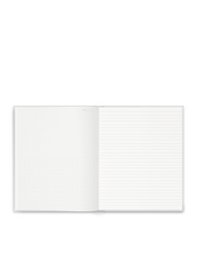 Notebook A5 - Orange Waves - FSC Mix Credit