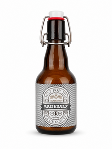 370g badzout in een glazen bierfles met beugeldop