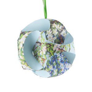 DIY Papieren Kerstbal, Toorop, bloesem