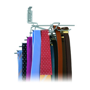 Rayen – Krawatten- und Gürtelhalter, großes Fassungsvermögen, 22,5 x 23,5 cm