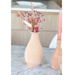 Vase terracotta glaze 22cm