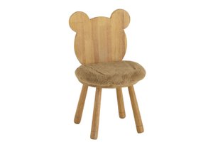 J-Line Stuhl Child Bear – Holz – Natur
