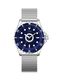 Power Mesh Isola silver polished 3-hand 10 ATM