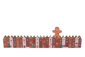 Advent calendar brown 48x2x7cm