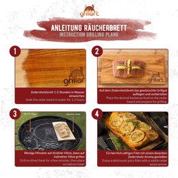 Zedernholzbretter zum Grillen –  aus 100% natürlichem Western Red Zedernholz