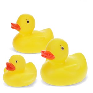 Bath toys (set of 3) - Ducks (yellow)