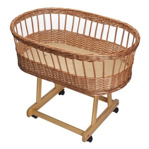Moses Basket mit Bio-Einsatz und Ständer