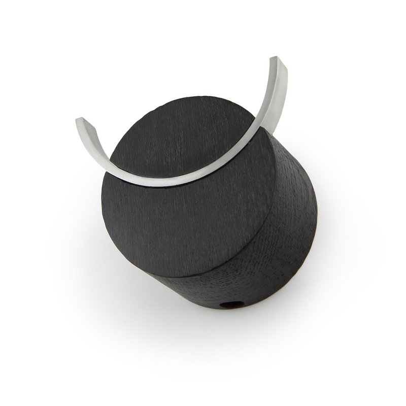 Wall hook DEER, black, steel