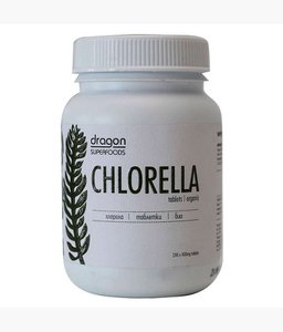 Chlorella tablets, organic, Dragon Superfoods, 80g 200tabs x 400mg