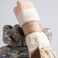 hammam towel | Sauna towel | Beach towel | Colombia | Orange | 180x95cm