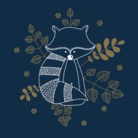 Paper poster - The raccoon