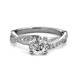 Bague Eleanor - Argenté et Cristal