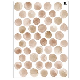 Akvarel prikker wallsticker