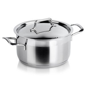 Topfstahl mit Deckel Anett 18 cm, 2,3 l