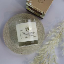 ENGLISH SOAP C° 170g Kerze – Weißer Jasmin und Sandelholz
