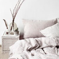 Melange Linen Duvet Cover Set