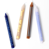 Print Dinner candles - Set of 4 - It's Like Retro