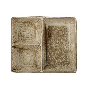 Risa Tray, Brown, Stoneware