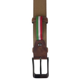 Cintura in pelle monogramma | Genuina pelle | Cintura maschile e signore | 3,5 cm | 8 colori