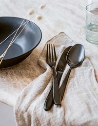 Set/6 Cake Forks Matt Black