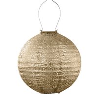 Lumiz Solar Lampion Bazaar Round - 30 cm - Gold