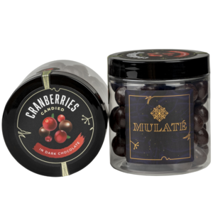 MULATE CHOCO CRANBERRIES IN DARK CHOCOLATE