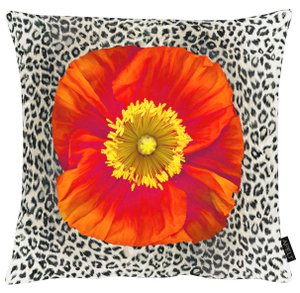 Kussenhoes - 46X46 - bruin/rood - Giulia