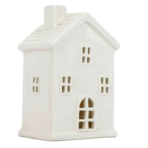 Ceramic house with LED