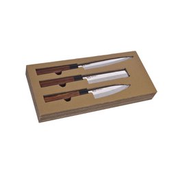 SPRIRIT Coffret de Couteaux de Cuisine Japonais Acier Inoxydable Découpe