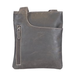 Lederen Crossbody Tas - Schoudertas In 3 Verschillende Kleuren Leer