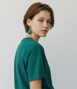 Aventurin-Ohrringe mit silberfarbenen Edelstahlhaken