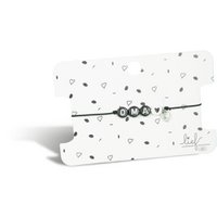 Armband Oma Schwarz und Weiß mit Charme