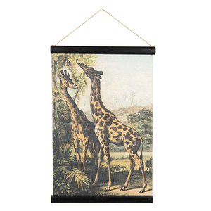 Wandkaart dieren 40x2x60 cm